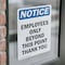 Signmission Employees Only Beyond This Point OSHA Notice Sign, Vinyl Decal, 7in W x 10in L, 2PK OS-2PACK-NS-D-710-V-11988 - alternate 5